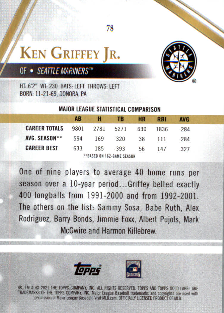 2021 Topps Gold Label Baseball "Class 1" Main Set Cards Rookies and Veterans - Picture 149 of 187