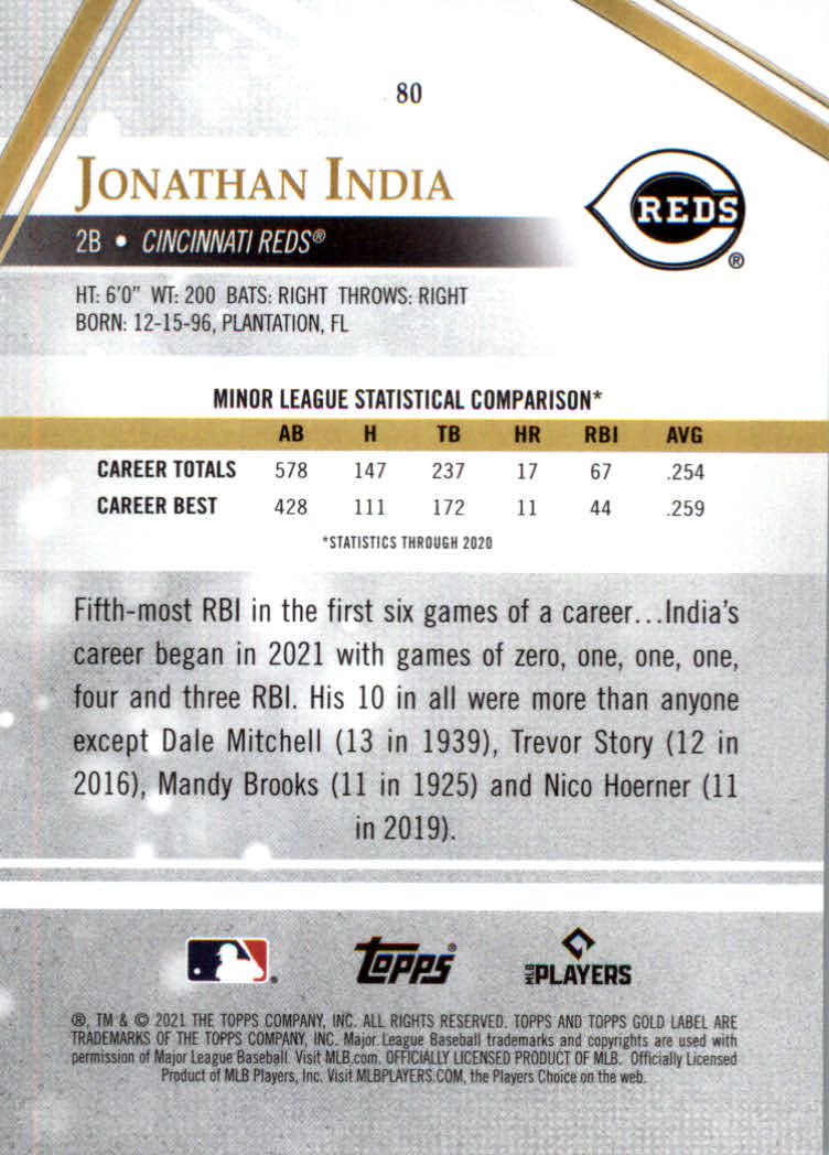 2021 Topps Gold Label Baseball "Class 1" Main Set Cards Rookies and Veterans - Picture 153 of 187
