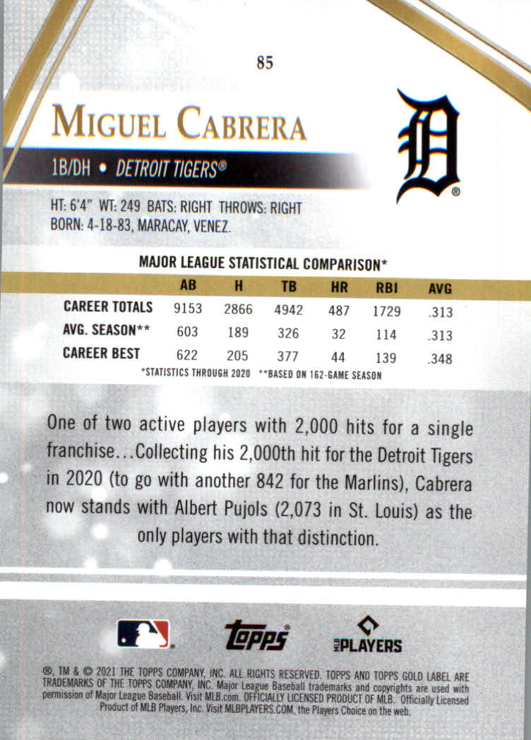 2021 Topps Gold Label Baseball "Class 1" Main Set Cards Rookies and Veterans - Picture 163 of 187