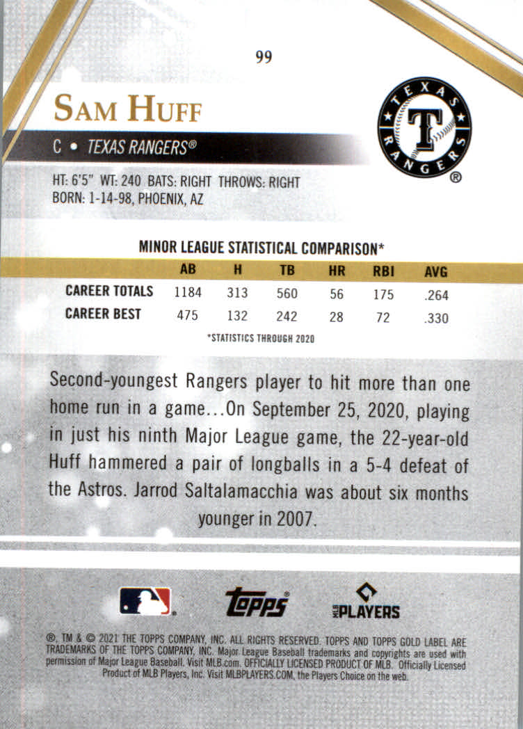 2021 Topps Gold Label Baseball "Class 1" Main Set Cards Rookies and Veterans - Picture 185 of 187