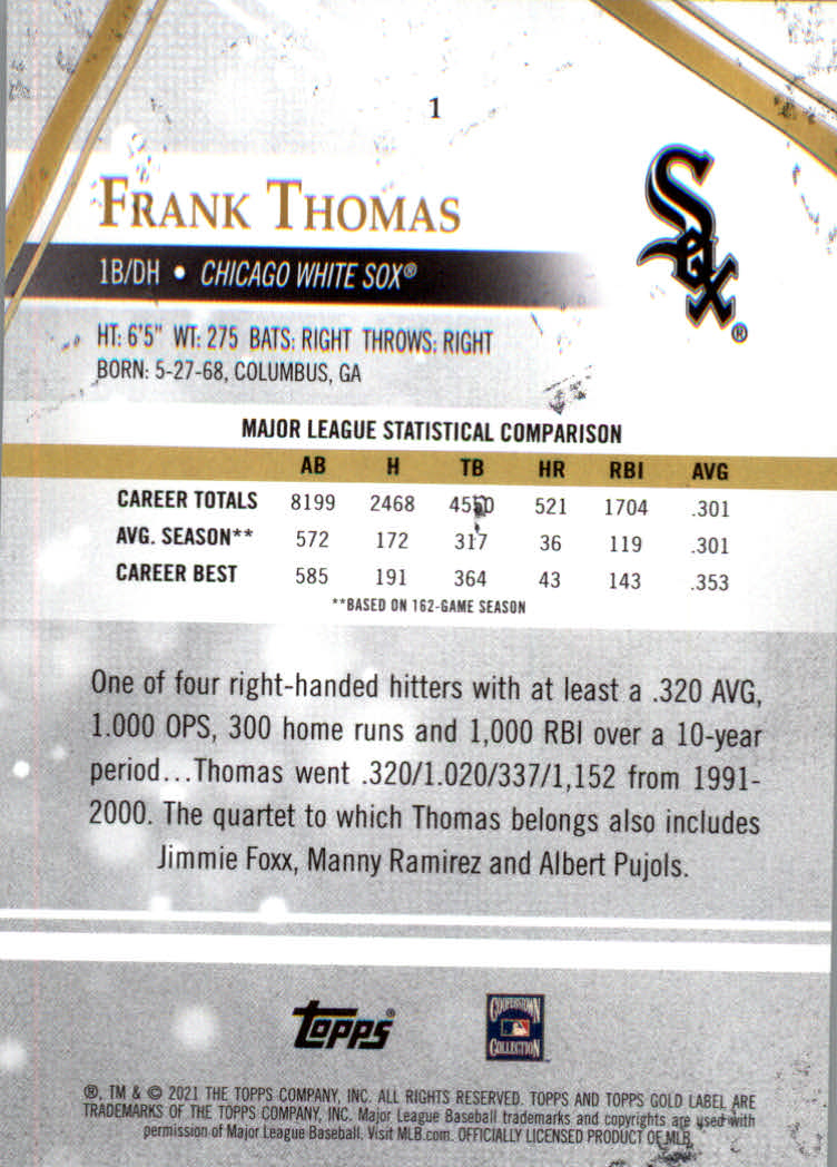 "Tarjetas paralelas de béisbol Topps Gold Label 2021 ""Clase 1 negro"" novatos y veterinarios - Imagen 3 de 51
