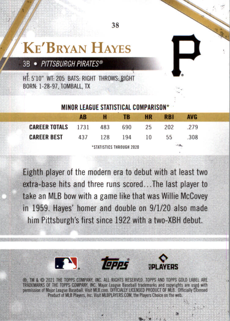 "Tarjetas paralelas de béisbol Topps Gold Label 2021 ""Clase 1 negro"" novatos y veterinarios - Imagen 27 de 51