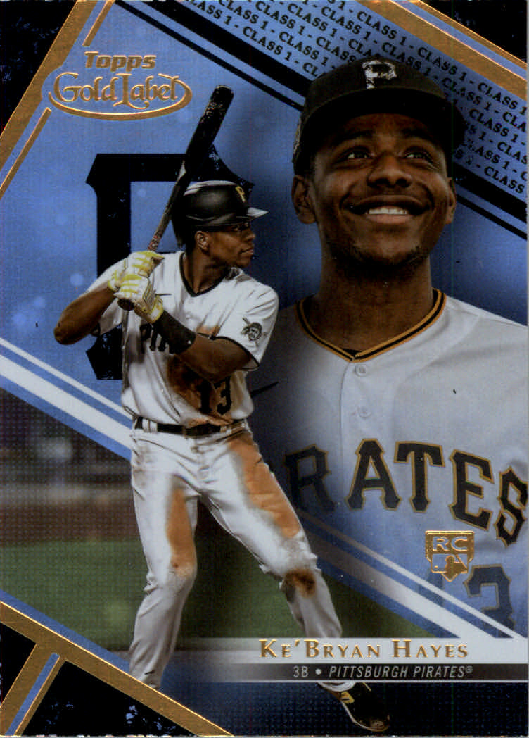 "Tarjetas paralelas de béisbol Topps Gold Label 2021 ""Clase 1 negro"" novatos y veterinarios - Imagen 26 de 51