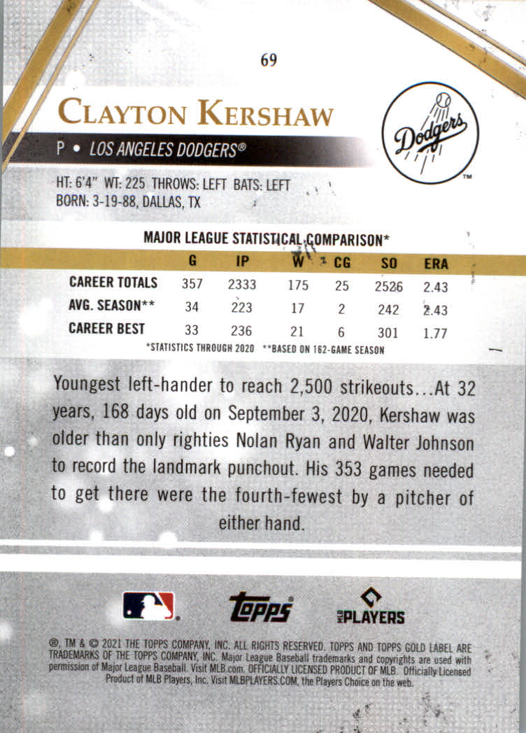 "Tarjetas paralelas de béisbol Topps Gold Label 2021 ""Clase 1 negro"" novatos y veterinarios - Imagen 41 de 51