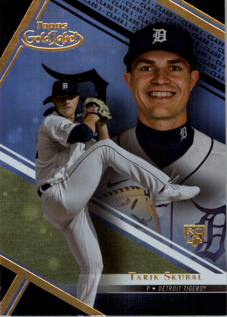 "Tarjetas paralelas de béisbol Topps Gold Label 2021 ""Clase 1 negro"" novatos y veterinarios - Imagen 44 de 51