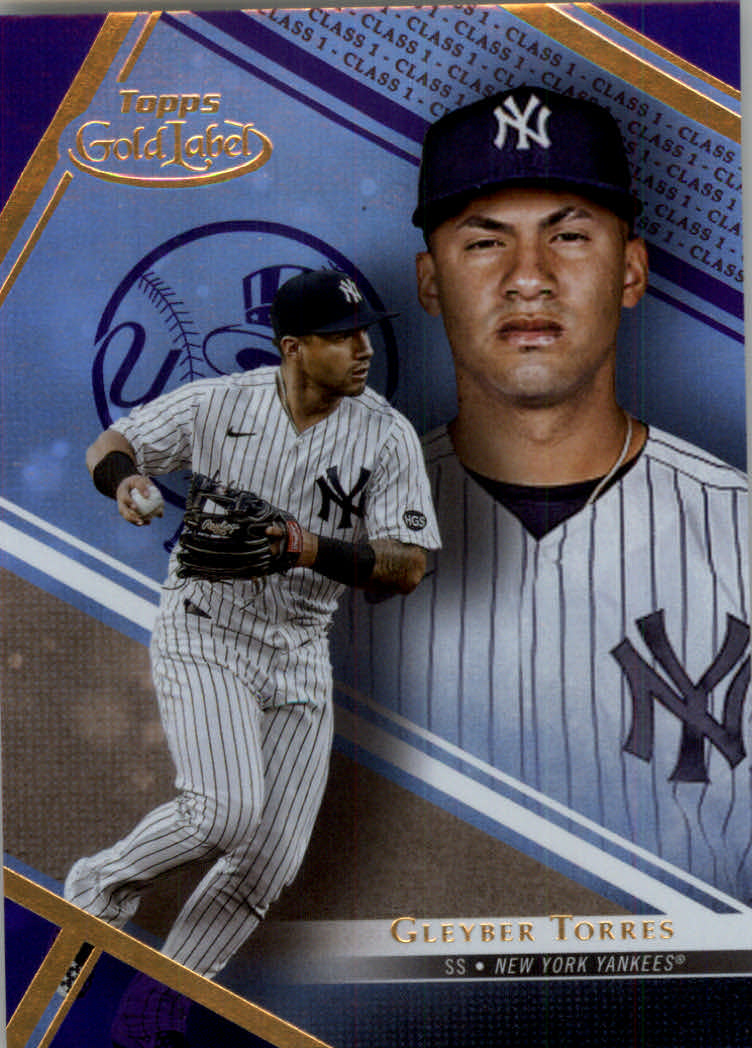 Tarjetas paralelas 2021 Topps Gold Label de béisbol "clase 1 color" - Imagen 10 de 17