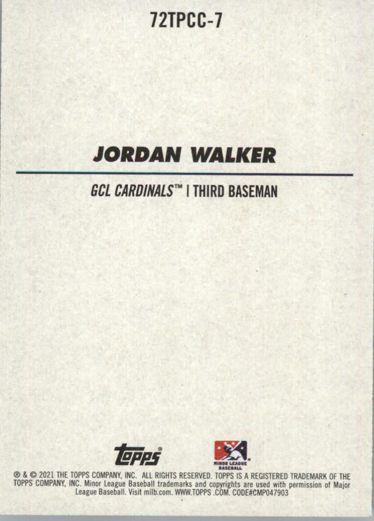 2021 Topps Heritage Minors Baseball "'72 Topps Pack Cover" Insert Cards - Imagen 15 de 41