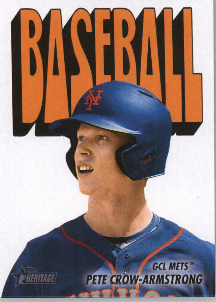2021 Topps Heritage Minors Baseball "'72 Topps Pack Cover" Insert Cards - Imagen 18 de 41