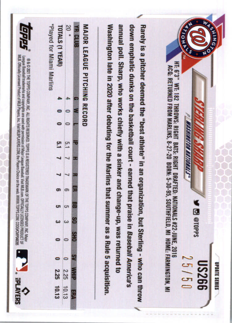 2021 Topps Update Baseball "Colored" Parallel Cards - Picture 11 of 15