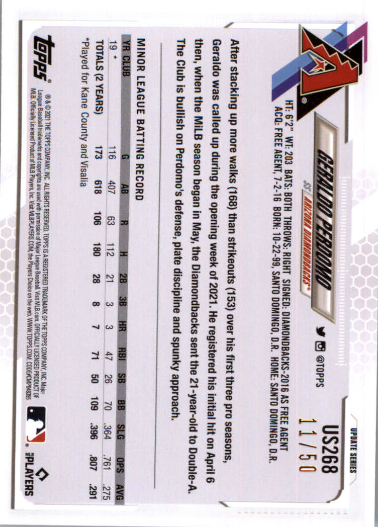 2021 Topps Update Baseball "Colored" Parallel Cards - Picture 13 of 15