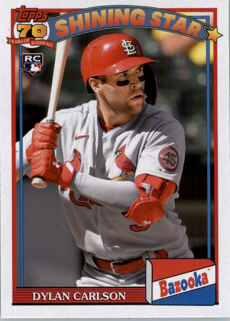 2021 Topps Archives Baseball "'91 Bazooka Shining Stars" Insert Cards - Picture 10 of 31
