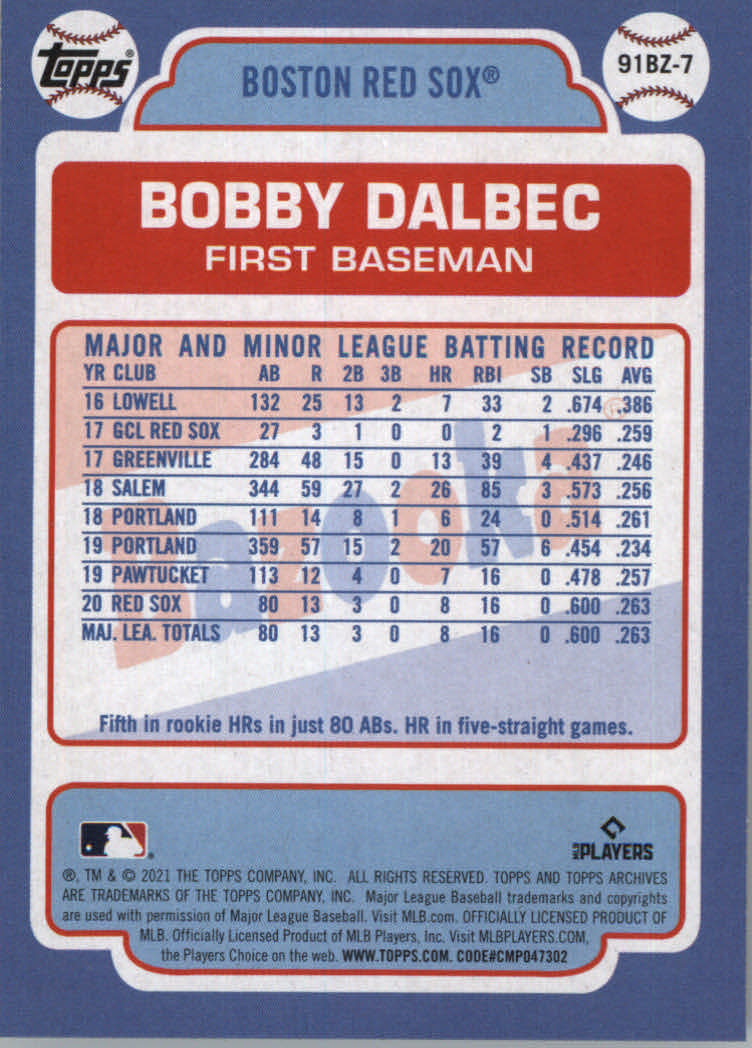 2021 Topps Archives Baseball "'91 Bazooka Shining Stars" Insert Cards - Picture 15 of 31
