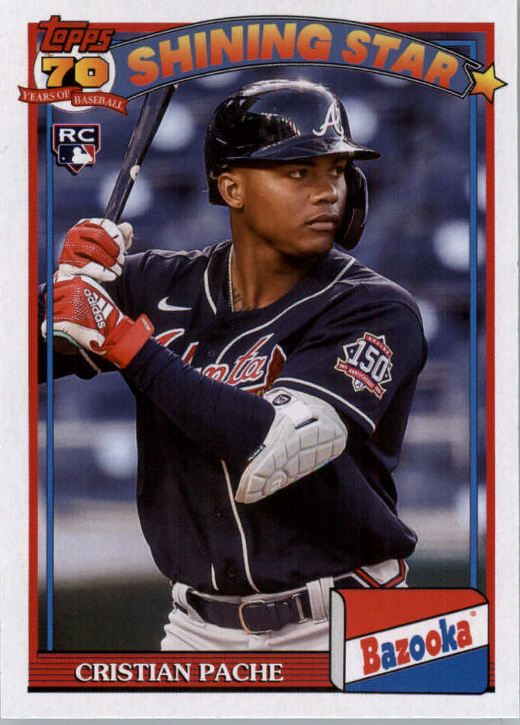 2021 Topps Archives Baseball "'91 Bazooka Shining Stars" Insert Cards - Picture 22 of 31