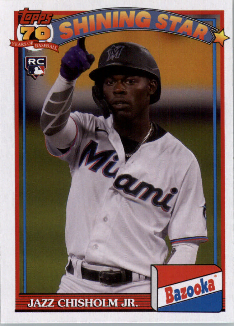2021 Topps Archives Baseball "'91 Bazooka Shining Stars" Insert Cards - Picture 28 of 31
