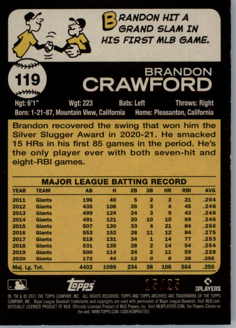 2021 Topps Archives Baseball "Variation and Parallel" Cards - Picture 11 of 41