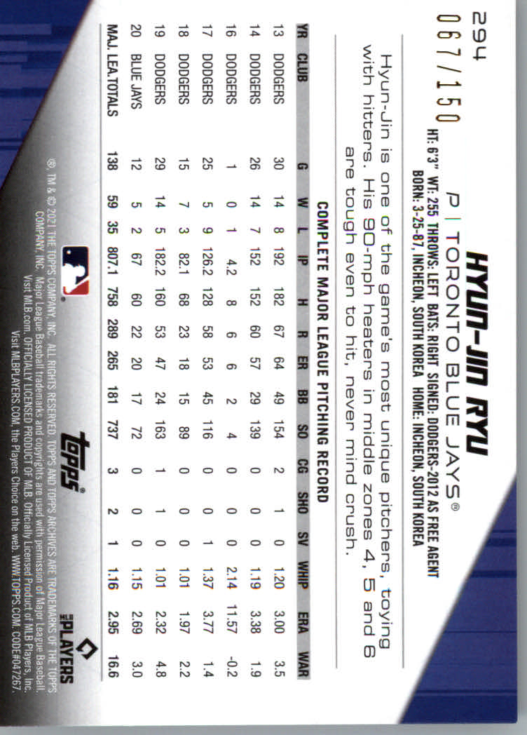 2021 Topps Archives Baseball "Variation and Parallel" Cards - Picture 25 of 41