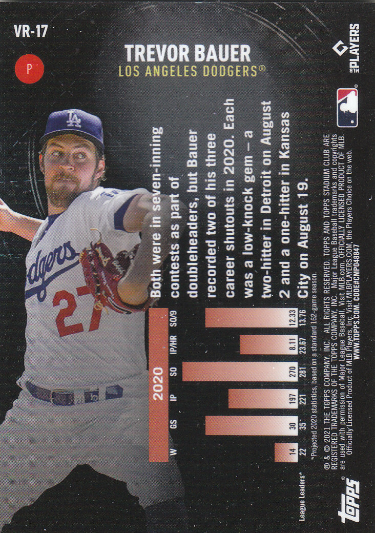 2021 Stadium Club Chrome Baseball "Virtual Reality" Insert and Parallel Cards - Picture 9 of 15