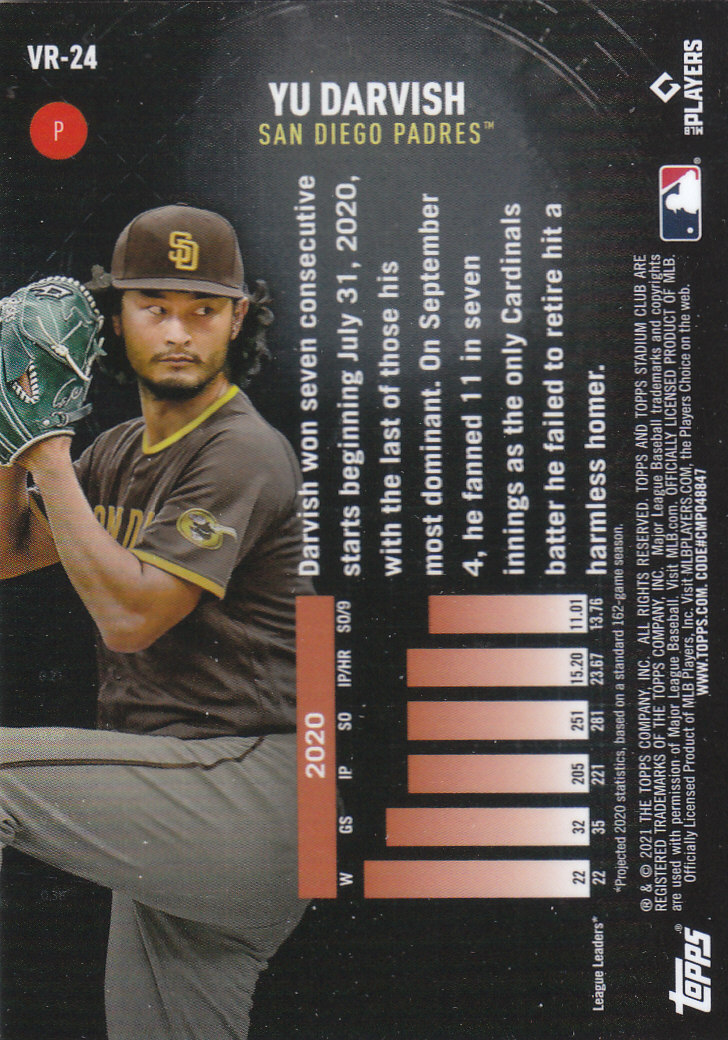 2021 Stadium Club Chrome Baseball "Virtual Reality" Insert and Parallel Cards - Picture 11 of 15