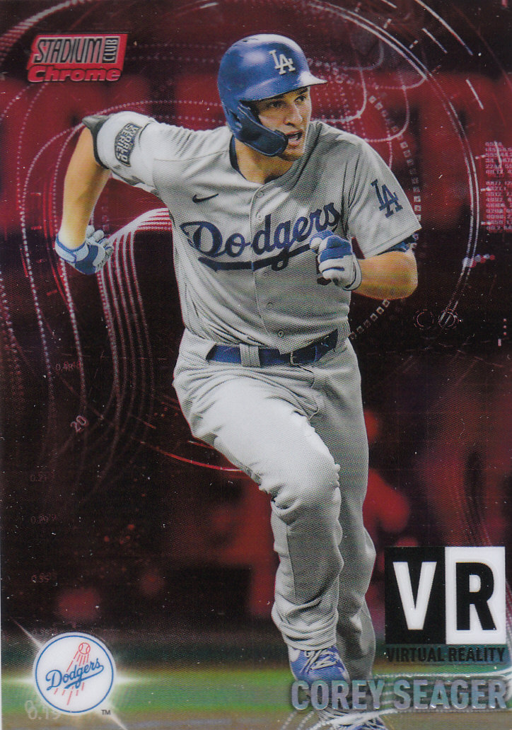 2021 Stadium Club Chrome Baseball "Virtual Reality" Insert and Parallel Cards - Picture 12 of 15
