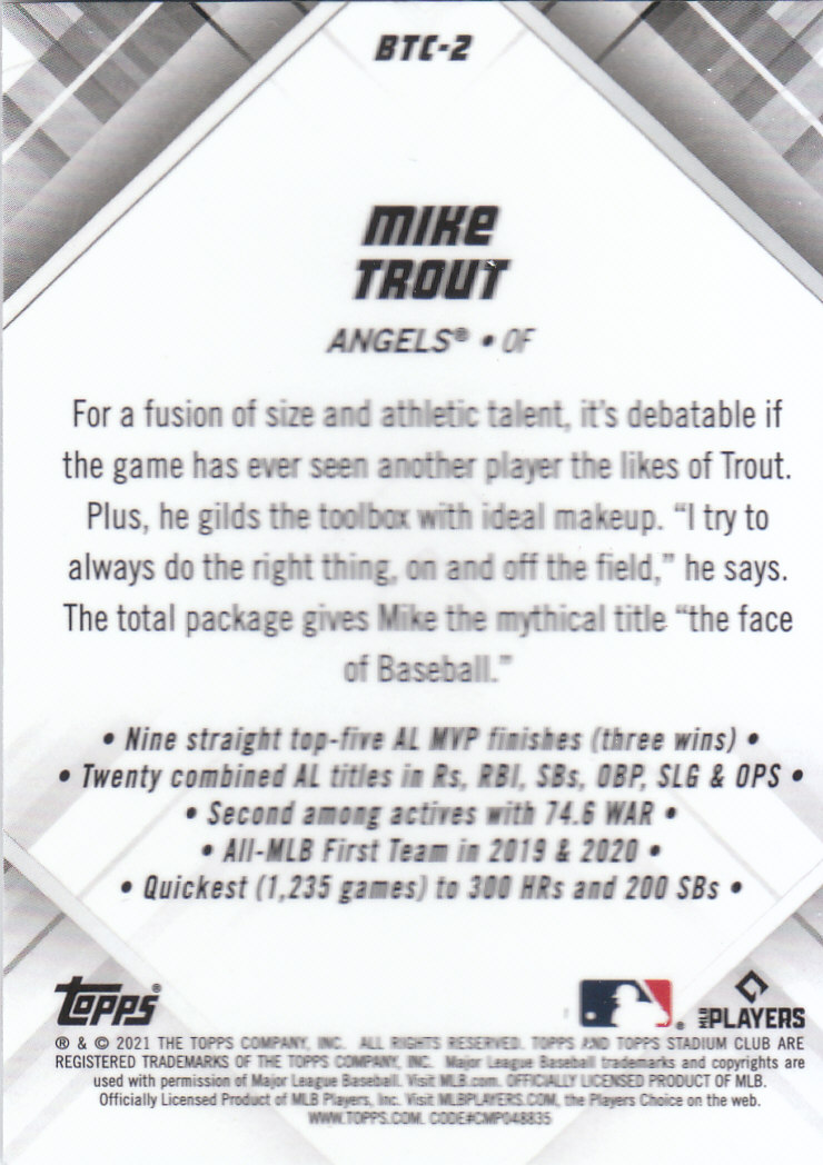 Tarjetas de béisbol ""Beam Team"" cromadas del Stadium Club 2021 insertadas, paralelas y automáticas - Imagen 5 de 51