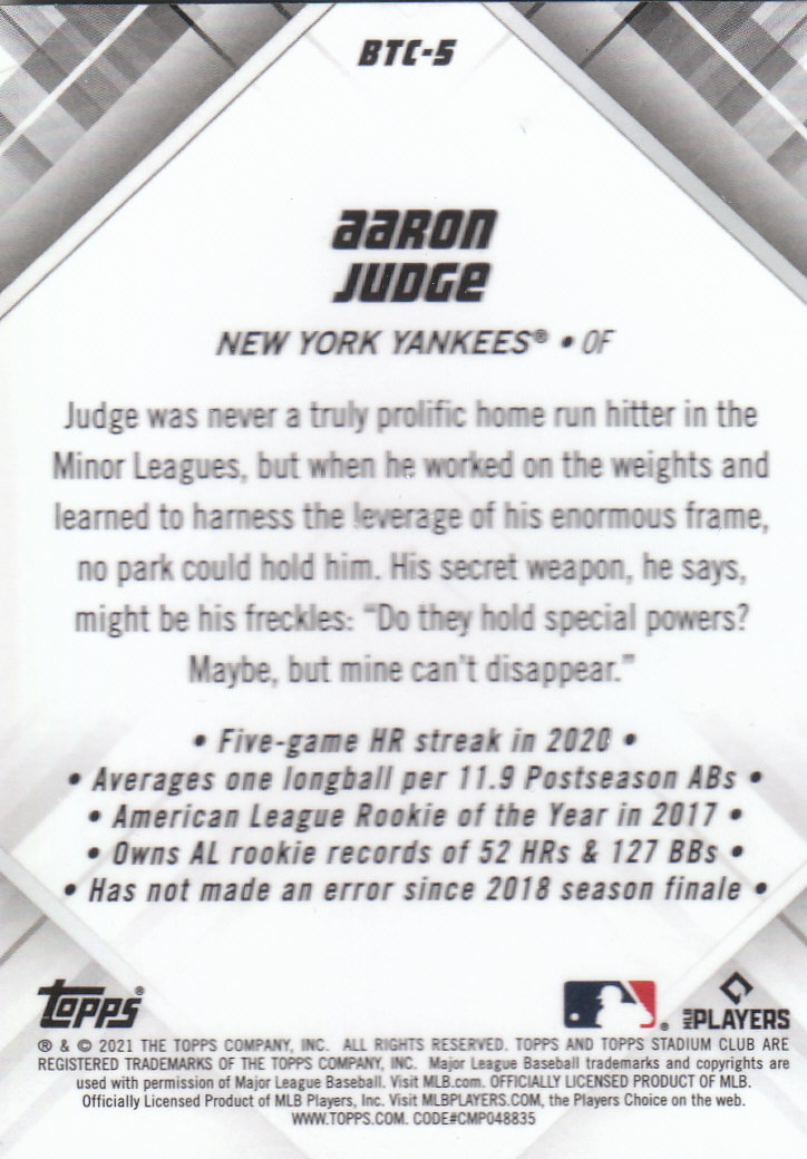 Tarjetas de béisbol ""Beam Team"" cromadas del Stadium Club 2021 insertadas, paralelas y automáticas - Imagen 9 de 51