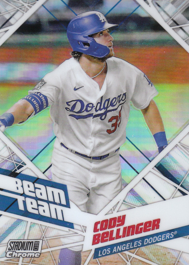 Tarjetas de béisbol ""Beam Team"" cromadas del Stadium Club 2021 insertadas, paralelas y automáticas - Imagen 12 de 51