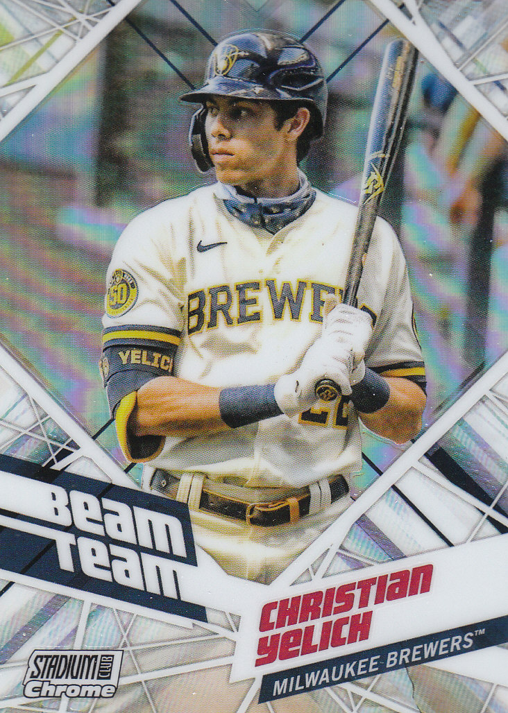 Tarjetas de béisbol ""Beam Team"" cromadas del Stadium Club 2021 insertadas, paralelas y automáticas - Imagen 14 de 51