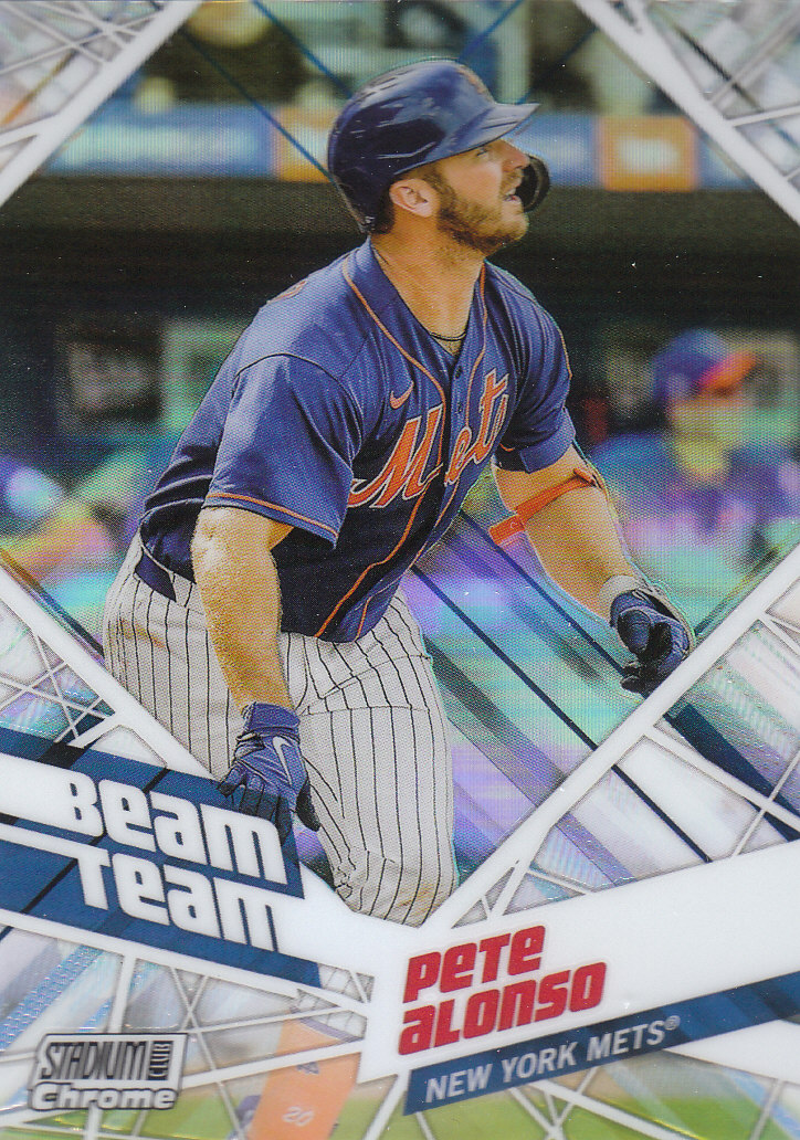 Tarjetas de béisbol ""Beam Team"" cromadas del Stadium Club 2021 insertadas, paralelas y automáticas - Imagen 18 de 51