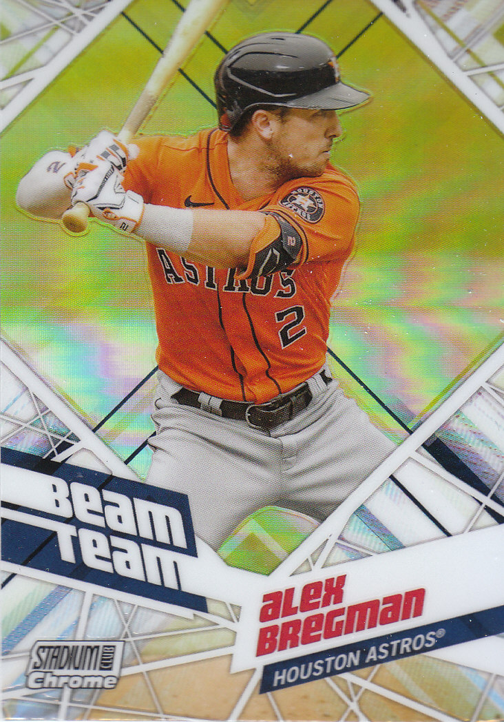 Tarjetas de béisbol ""Beam Team"" cromadas del Stadium Club 2021 insertadas, paralelas y automáticas - Imagen 22 de 51
