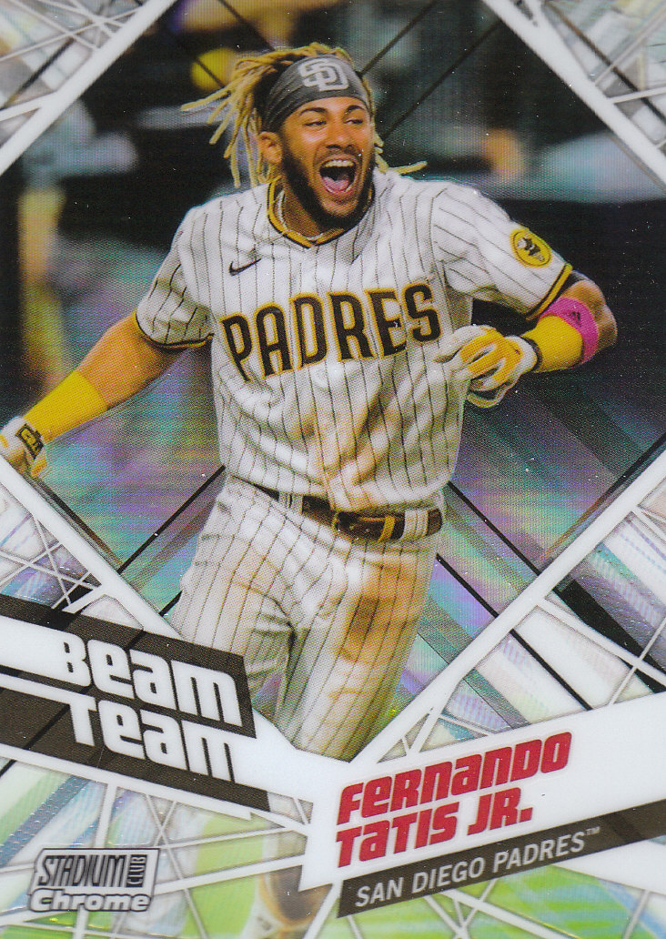 Tarjetas de béisbol ""Beam Team"" cromadas del Stadium Club 2021 insertadas, paralelas y automáticas - Imagen 24 de 51