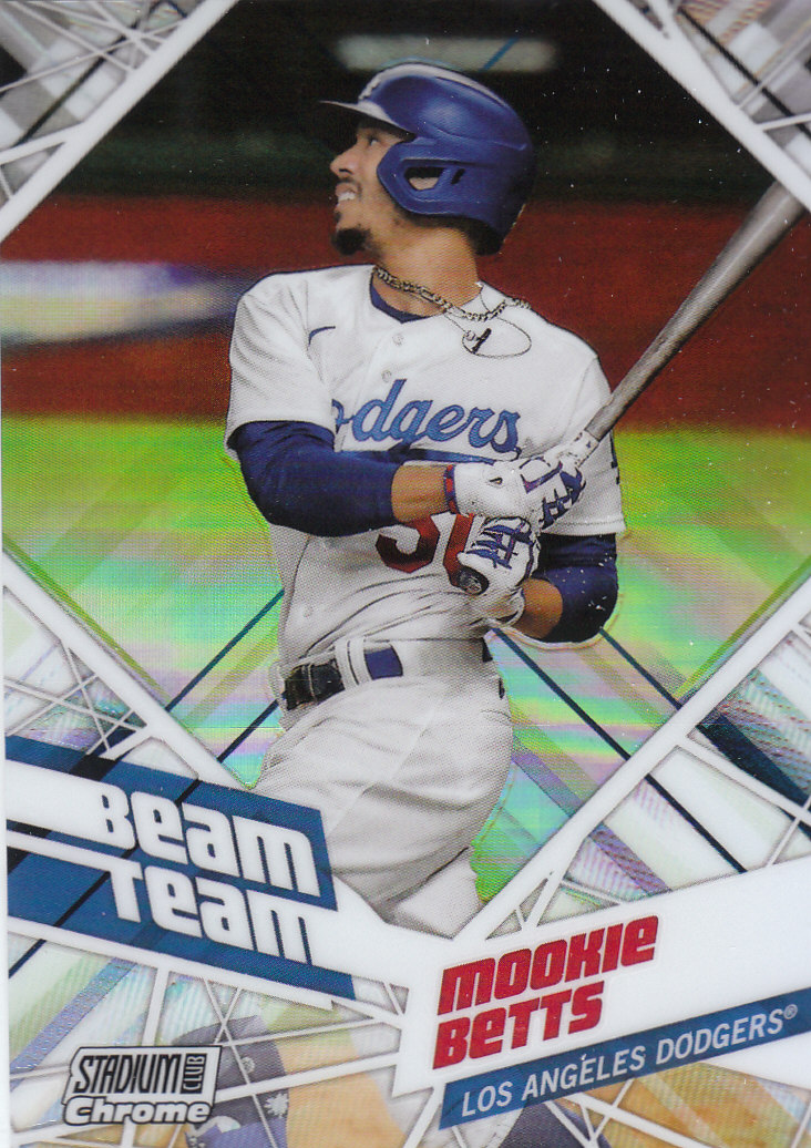 Tarjetas de béisbol ""Beam Team"" cromadas del Stadium Club 2021 insertadas, paralelas y automáticas - Imagen 40 de 51