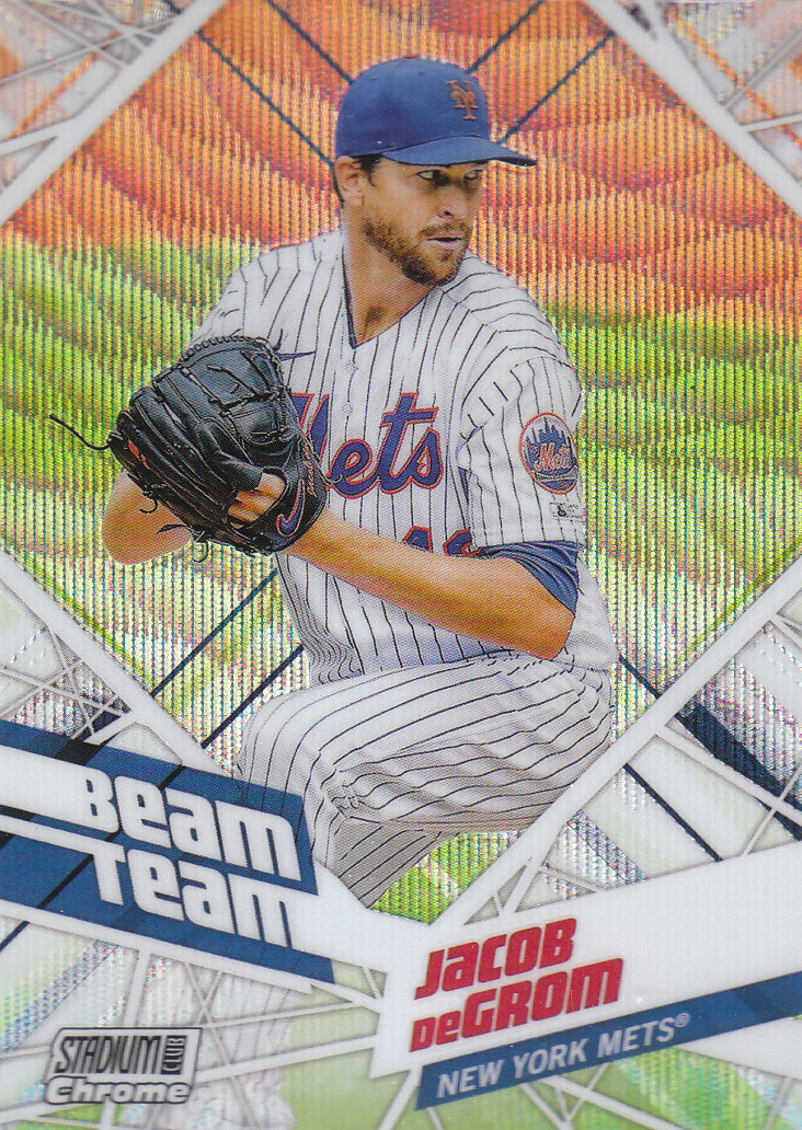 Tarjetas de béisbol ""Beam Team"" cromadas del Stadium Club 2021 insertadas, paralelas y automáticas - Imagen 50 de 51