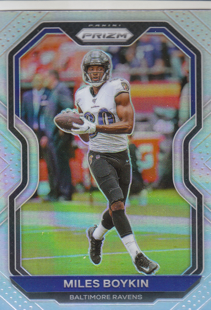 2020 Panini Prizm Football "Prizms Silver" Parallel Cards - Picture 4 of 59