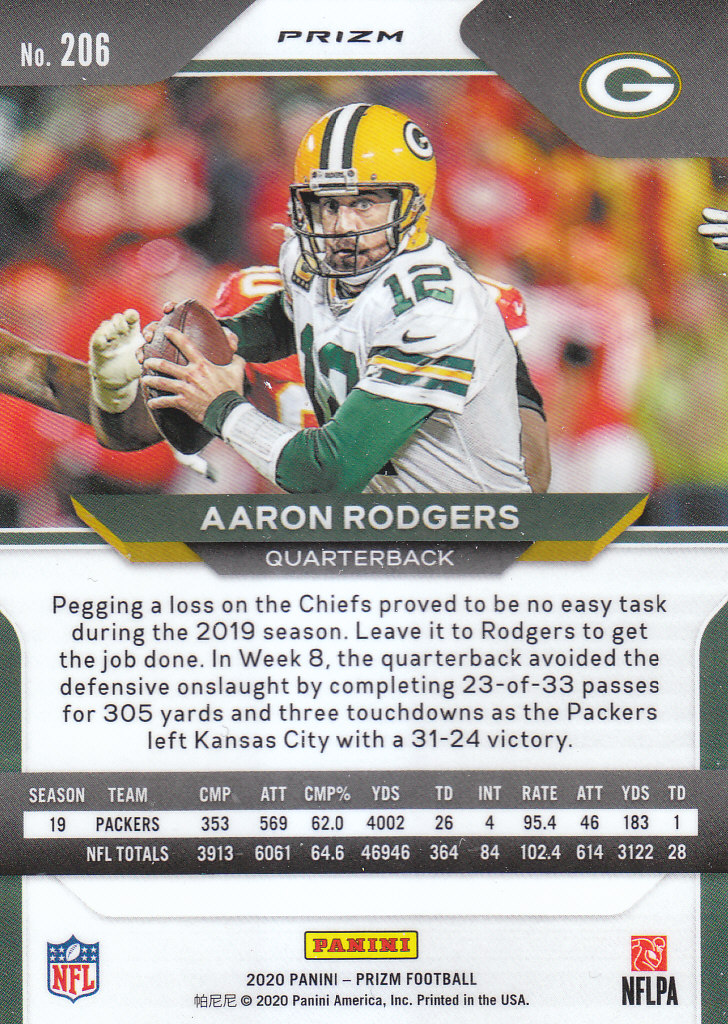 2020 Panini Prizm Football "Prizms Silver" Parallel Cards - Picture 35 of 59