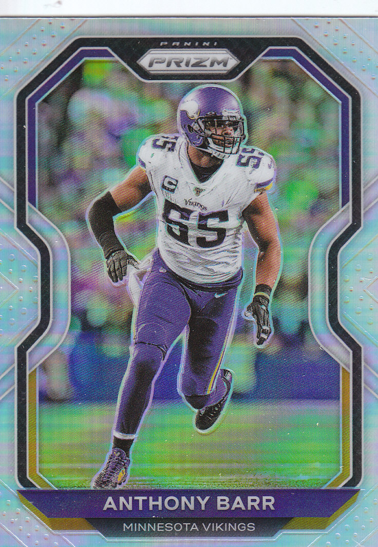 2020 Panini Prizm Football "Prizms Silver" Parallel Cards - Picture 36 of 59