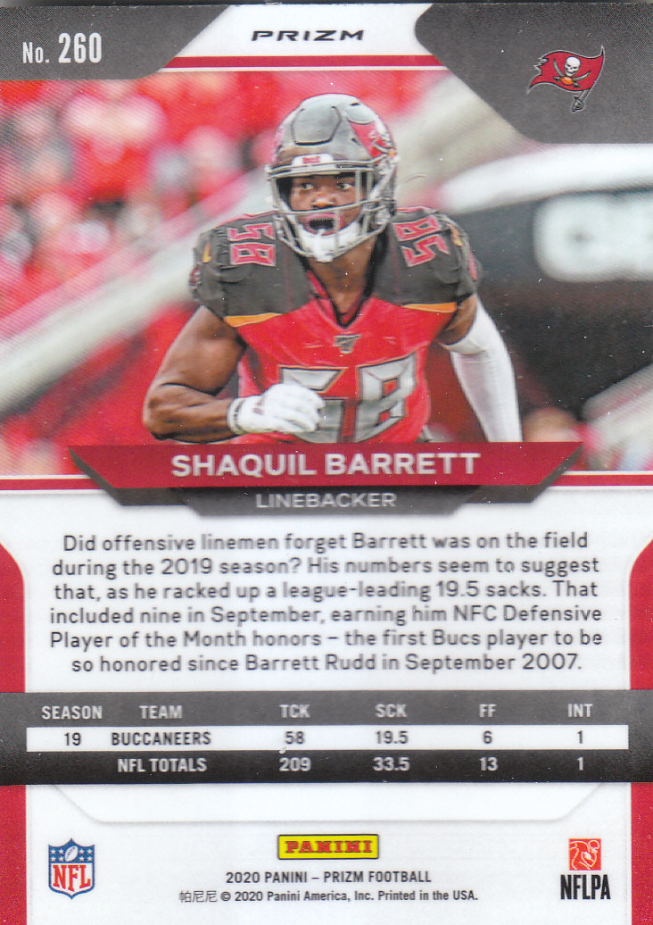 2020 Panini Prizm Football "Prizms Silver" Parallel Cards - Picture 41 of 59