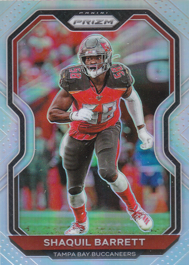 2020 Panini Prizm Football "Prizms Silver" Parallel Cards - Picture 40 of 59