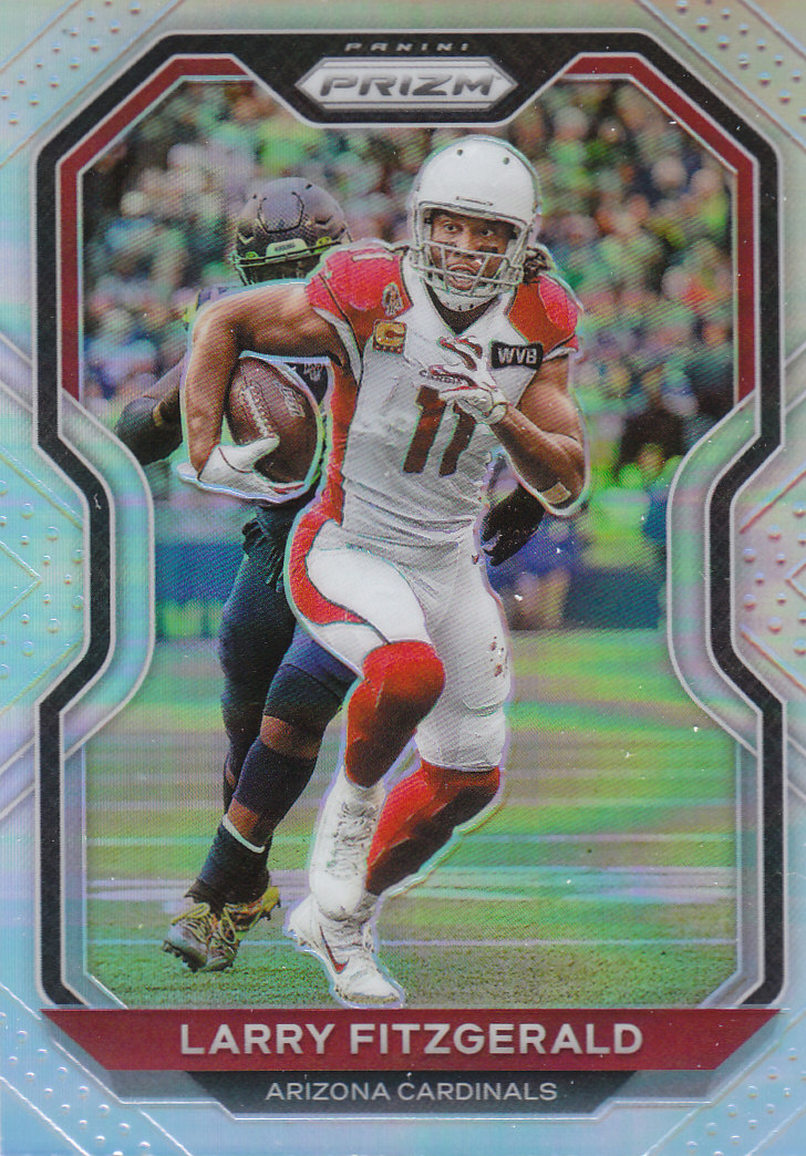 2020 Panini Prizm Football "Prizms Silver" Parallel Cards - Picture 44 of 59