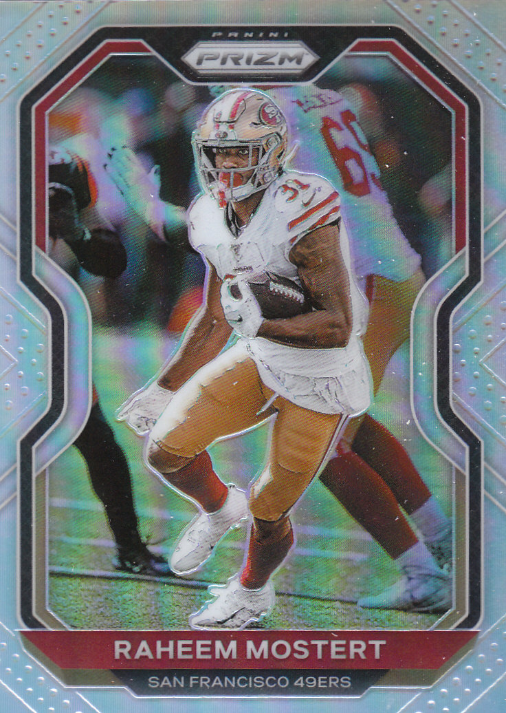 2020 Panini Prizm Football "Prizms Silver" Parallel Cards - Picture 46 of 59