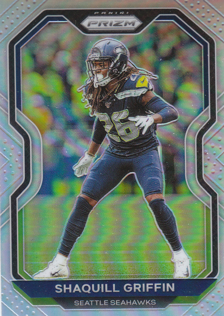 2020 Panini Prizm Football "Prizms Silver" Parallel Cards - Picture 50 of 59