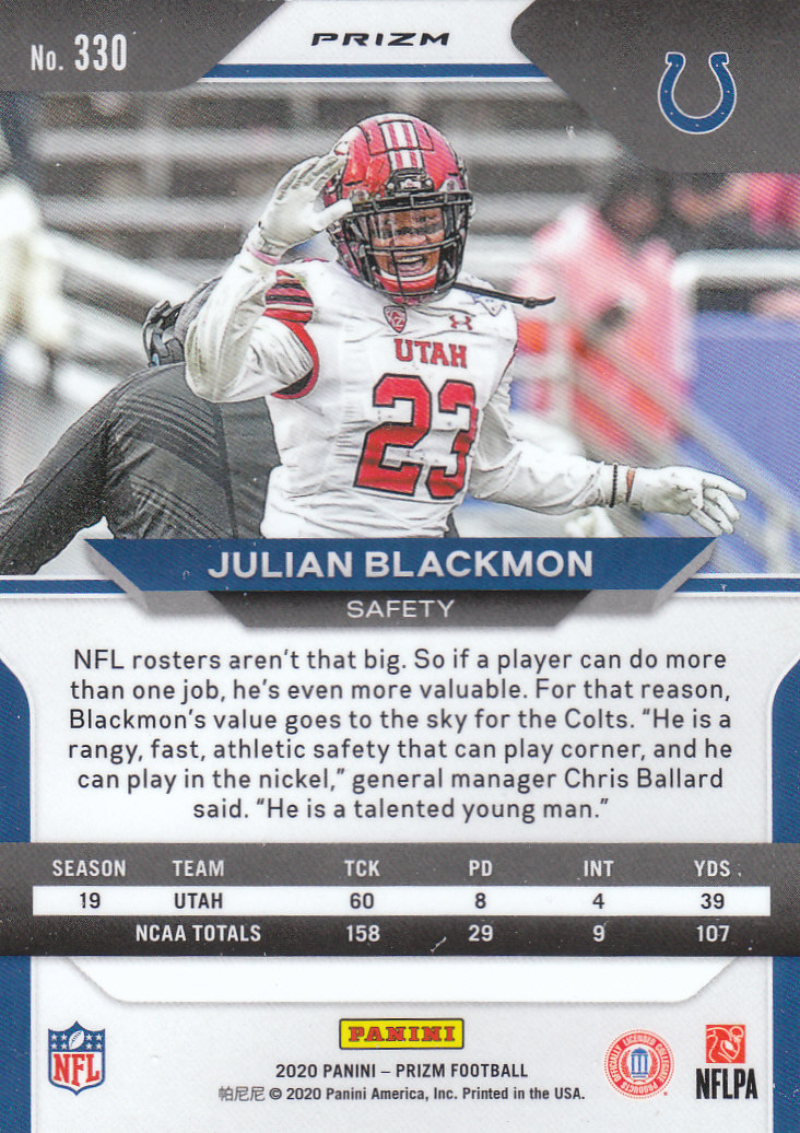 2020 Panini Prizm Football "Prizms Silver" Parallel Cards - Picture 57 of 59