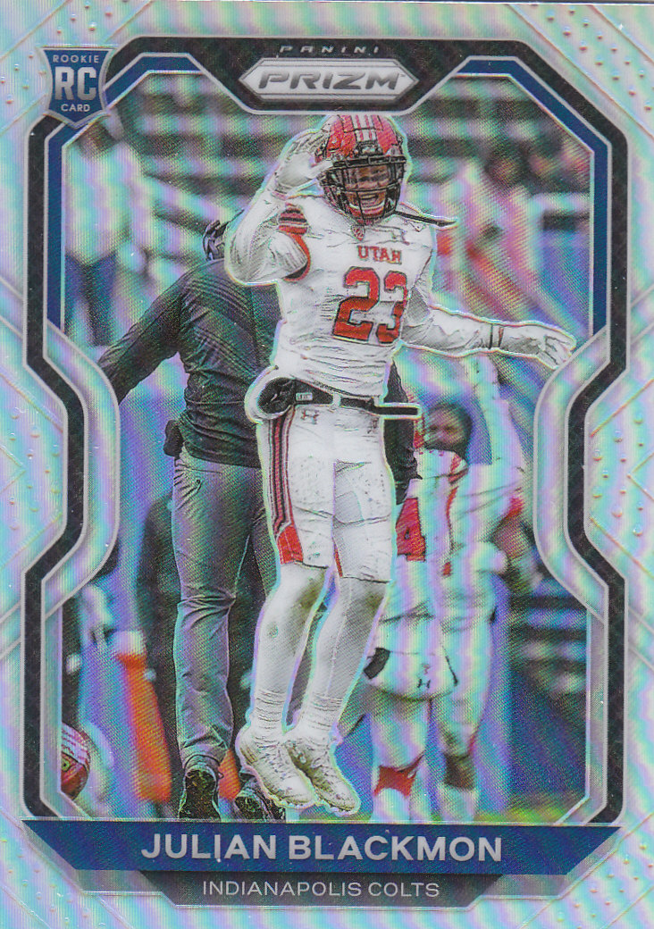 2020 Panini Prizm Football "Prizms Silver" Parallel Cards - Picture 56 of 59