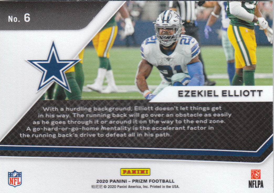 2020 Panini Prizm Football "Go Hard or Go Home" Insert and Prizms Green Cards - Picture 9 of 13
