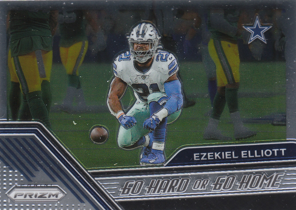 2020 Panini Prizm Football "Go Hard or Go Home" Insert and Prizms Green Cards - Picture 8 of 13