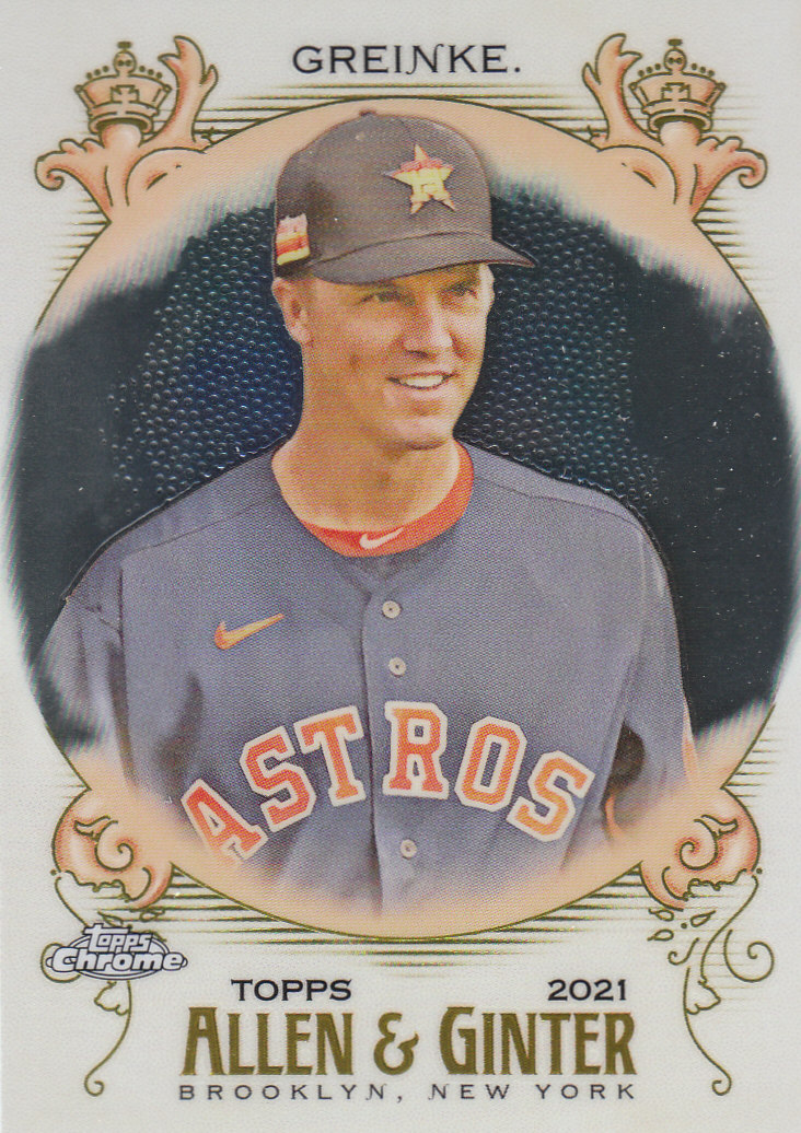 2021 Topps Allen and Ginter Chrome Baseball "Main Set" Cards #151 to #300 - Picture 36 of 219