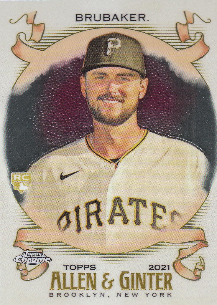 2021 Topps Allen and Ginter Chrome Baseball "Main Set" Cards #151 to #300 - Picture 50 of 219