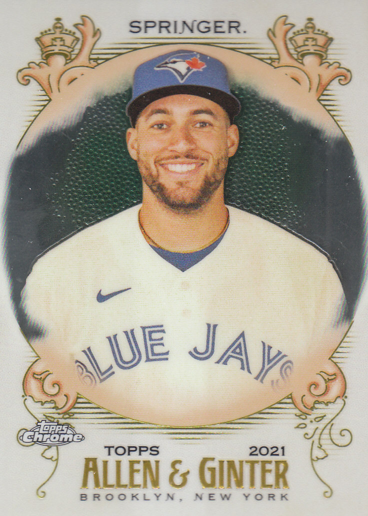 2021 Topps Allen and Ginter Chrome Baseball "Main Set" Cards #151 to #300 - Picture 60 of 219