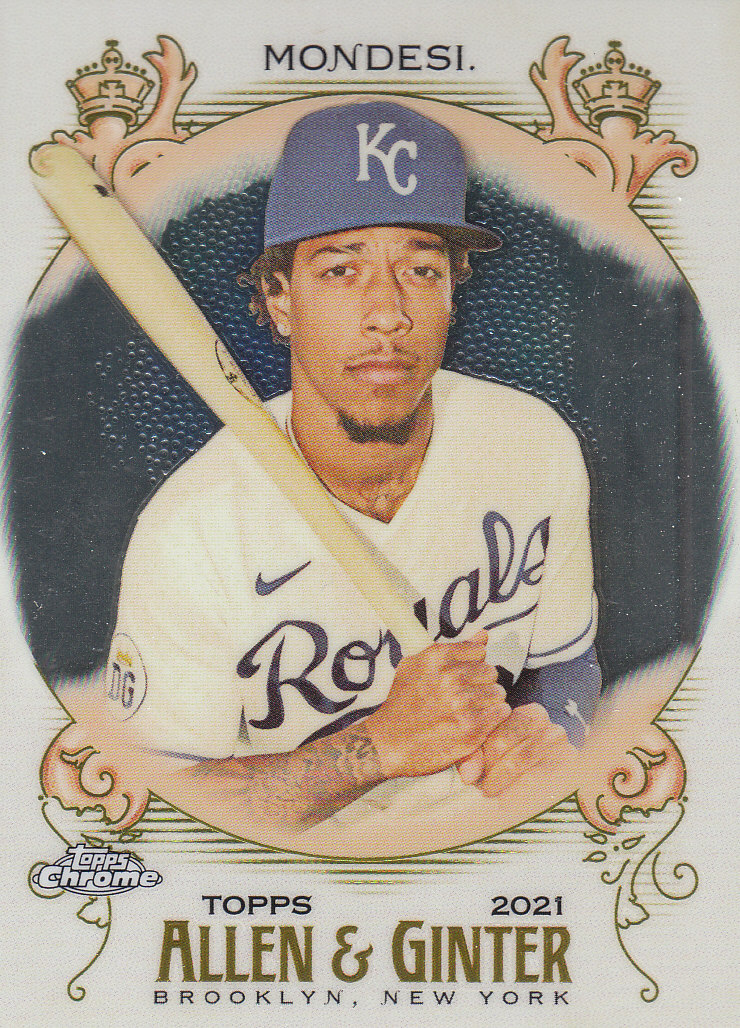 2021 Topps Allen and Ginter Chrome Baseball "Main Set" Cards #151 to #300 - Picture 144 of 219