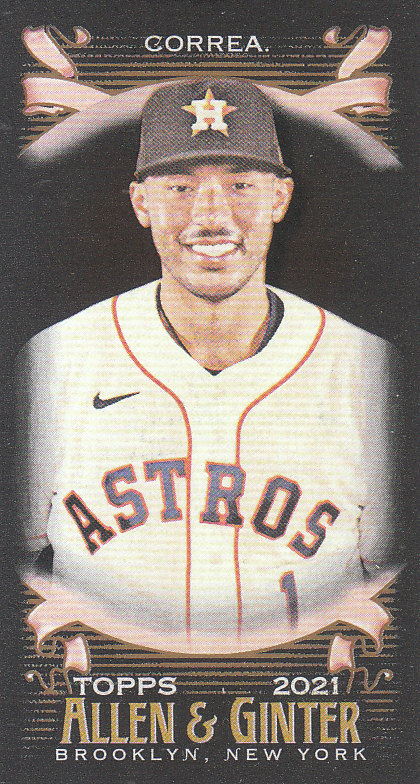 2021 Topps Allen and Ginter X Baseball "Mini" Parallel Cards - Picture 48 of 67