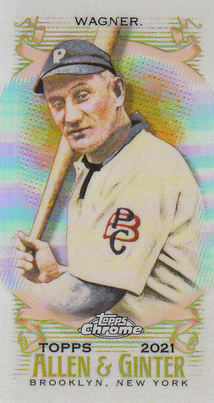 Tarjetas paralelas ""mini refractor"" de béisbol cromadas Topps Allen and Ginter 2021 - Imagen 50 de 167